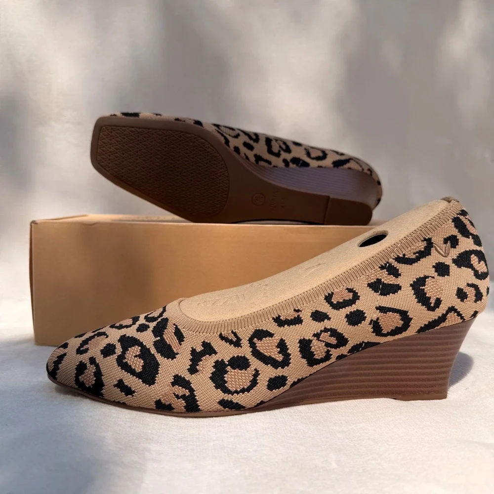 VIVAIA Margot‎ Wedge Pro Leopard Flats | EU 41.5 / US 10